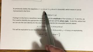 5.1 - Linear Models: Initial-Value Problems (Part 2)
