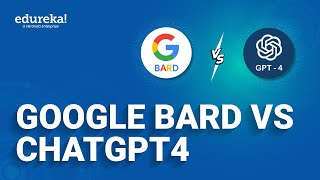 Google Bard vs ChatGPT 4 | ChatGPT Training | AI Edureka | Edureka