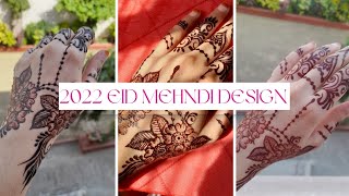 Easy and Stylish #EidMehndi Design | 2022 Simple Eid Henna Design by #shizafatma