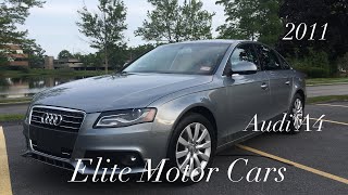 2011 Audi A4 2.0T Quattro Premium Sedan. For Sale By Elite Motor Cars Of Peabody MA. Stunning!! Sold