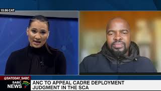 ANC to appeal cadre development judgment in the SCA: Analyst Sysman Motloung