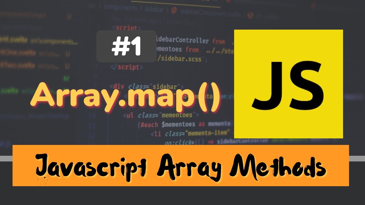 #1: Array .map() Method | JavaScript Array Methods - YouTube