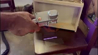 Spanish customer 200W pulse laser cleaning machine cleaning wood video