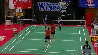 岸田／桶田（Cheerful鳥取）vs 杉山／園田（東海興業）WD第3日・第二試合【S／Jリーグ2　2019】