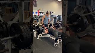 315lbs for 2 reps at 180lbs!