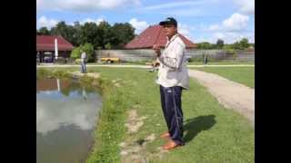 Hendrik vangt de ene forel na de andere zalmforel met powerbait en glaasje