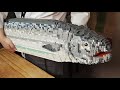 Huge Lego Salmon fish Cutting / Mukbang  /  Stop Motion Cooking ＆ ASMR