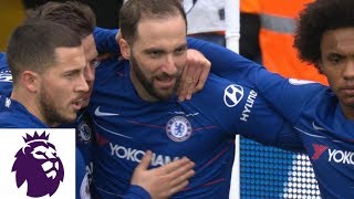 Gonzalo Higuain opens the scoring for Chelsea against Fulham | Premier League | NBC Sports