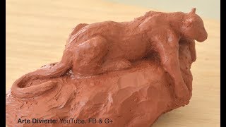 Cómo modelar un puma en plastilina - Escultura, narrado