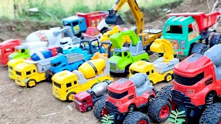 Mencari Mainan Mobil Mobilan Mobil Dump Truk Oleng, Mobil Truk Molen dan Loader Beko Excavator