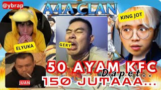 Terima Challenge Makan 50 Dada Ayam KFC dari Viewer! Akankah Berhasil?