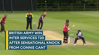 British Army break records in historic Inter Services T20 cricket triumph