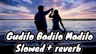 Gudilo Badilo Madilo Full Song| Slowed + reverb| MLR Karthikeyan, Chitra| Blossom Music