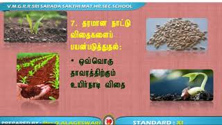 வகுப்பு - 11  - தமிழ் - இயல் 2 - இயற்கை வேளாண்மை - பகுதி - 1