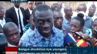 Besigye atuukirizza kye yayogera