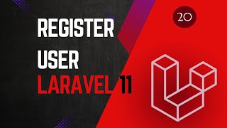 20 Custom Authentication Register user - Laravel 11 tutorial for beginners.