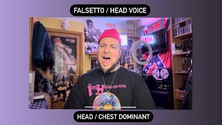 Alex Shelest Vocal Lessons - Falsetto / Head Voice / Head Dominant / Chest Dominant ( Belt )