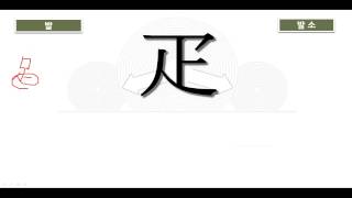 보이스한자 부수강의 49_발 소