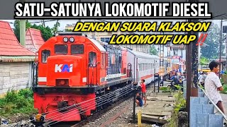 Aktivitas Langsiran KA Bukit Serelo Di PJL.172 | Pakai Lokomotif CC 201 8335 Serasa Lokomotif Uap 🤣