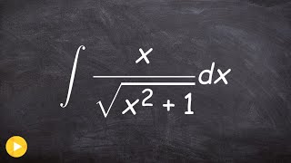 How to integrate when there is a radical in the denominator