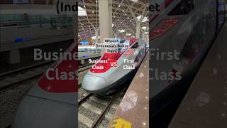 Whoosh High Speed Train: Business Class vs First Class - 350km/h