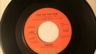 Fox On The Run , Sweet , 1975 Vinyl 45RPM