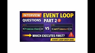 JavaScript Event Loop Interview Questions – Part 2 🔥 Most Confusing JavaScript Event Loop Question 🤯