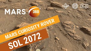 Mars 360: NASA's Mars Curiosity Rover - Sol 2072 (360video 8K)