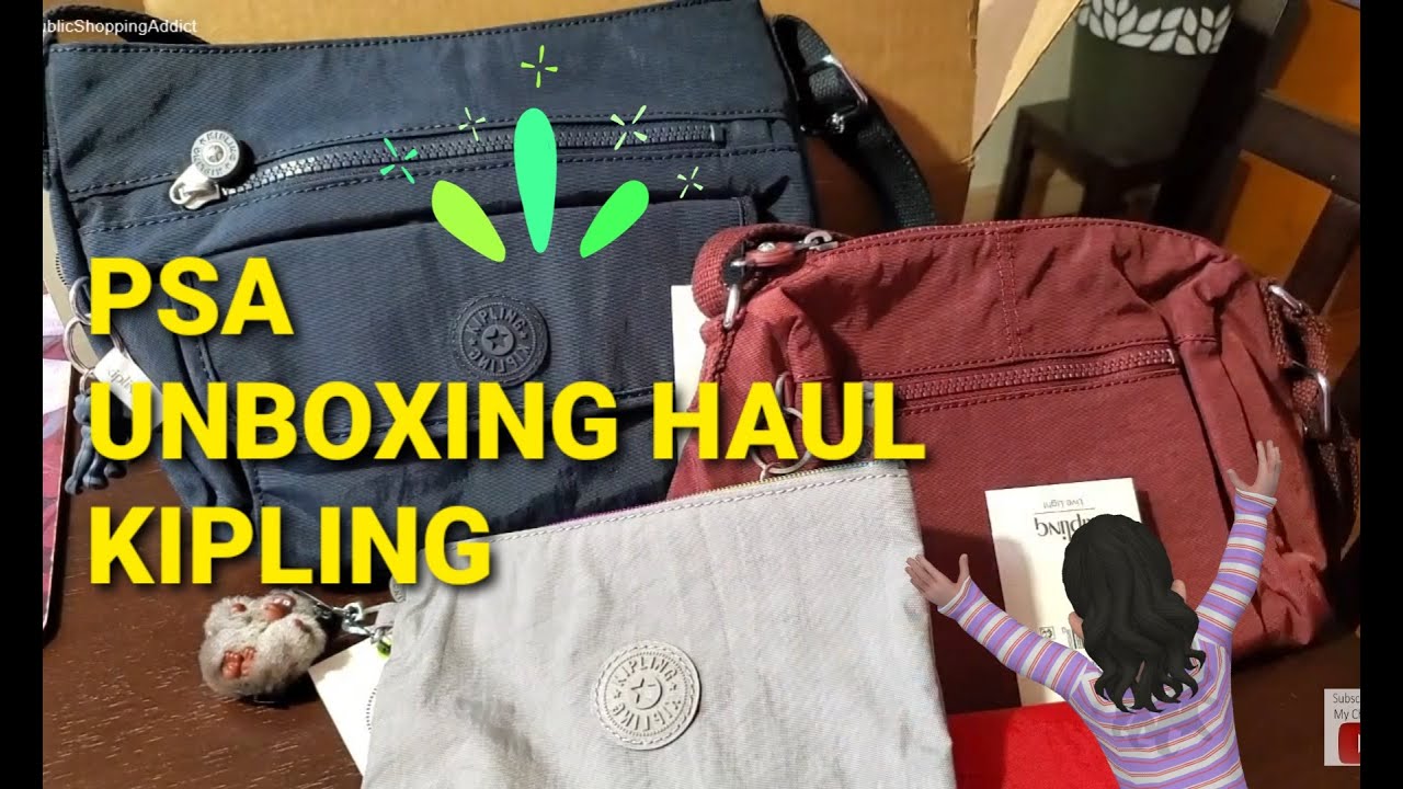 Unboxing Haul Kipling Youtube