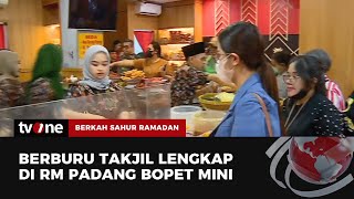 Ingin Buka Puasa di Luar? RM Bopet Mini Hadirkan Beragam Kuliner Khas Minang | tvOne