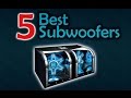 5 Best Subwoofers - Get Better Music Experience!