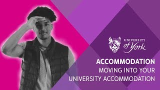 Moving into your university accommodation