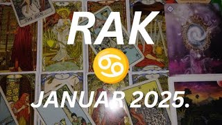 RAK ♋ Vreme je da krenete napred od toksične prošlosti ❤️🍀✨ JANUAR 2025. TAROT