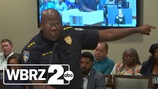 BRPD chief outraged at public meeting as metro council questions him on Brave Cave investigation