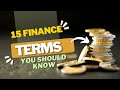 15 Finance Terms You Should Know | iAshwani Growth Hunter Channel | Ashwani Kumar Verma