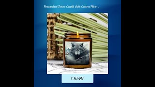 Personalized Picture Candle Gifts Custom Photo Candles Gift for Him Gift for Her Anniversary Wedd...