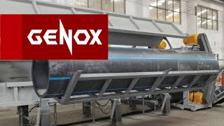 Large Pipe Shredder | J Series - Genox Recycling Tech