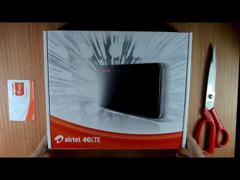 Airtel 4G LTE Wifi Router ZTE LTE CPE MF29 Unboxing and Speed review Airtel 4G LTE Wifi Router ZTE LTE CPE MF29 Unboxing and Speed review