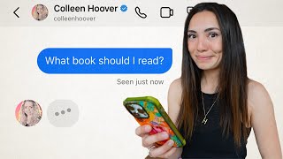 I asked my favorite authors to recommend me a book...