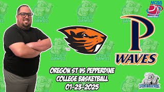 Oregon State vs Pepperdine 1/23/25 Free College Basketball Picks and Predictions | NCAAB Picks