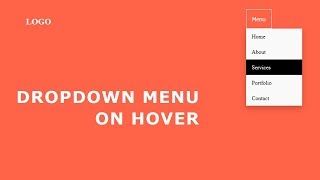 Dropdown Menu On Hover | Hover Dropdown Menu CSS