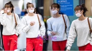 20191104 LISA BLACKPINK 블랙핑크 ブルピン  Incheon Arrival from Bangkok