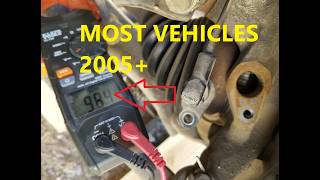 How to Test Newer Active Wheel Speed Sensor with a Multimeter