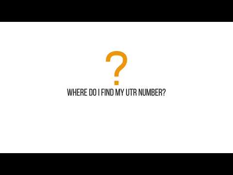 Where Do I Find My UTR Number Where Do I Find My UTR Number