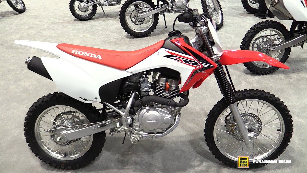 2017 Honda CRF150F - Walkaround - 2016 AIMExpo Orlando - YouTube