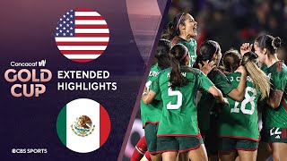 United States vs. Mexico: Extended Highlights | CONCACAF W Gold Cup I CBS Sports
