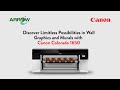 Canon Colorado 1650 | Best Wall Graphics and Wall Mural Printer | Wallpaper Design Printer