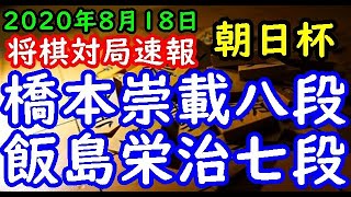 将棋対局速報▲橋本崇載八段ー△飯島栄治七段 第14回朝日杯将棋オープン戦一次予選[矢倉]