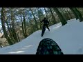 winter woolly 2022 downhill fat biking at highland mountain bike park