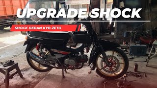 PASANG SHOCK DEPAN JUPITER KYB ZETO DI ASTREA GRAND | BAHAN CAKRAM ASTREAMU CAH🔥